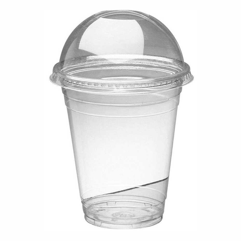 Gobelet et couvercle en PET 12oz/350 ml- LES 50 PIÈCES