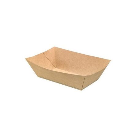 Barquette pour fritures 400ml en Kraft- LES 250 PIÈCES