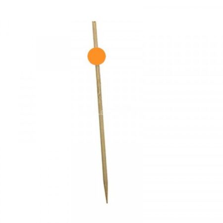 Pique boule orange 12cm- LES 100 PIÈCES