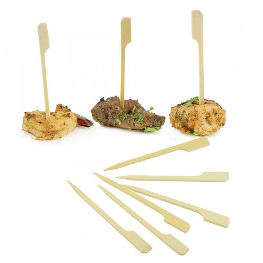 Pique en bois vert 9cm- LES 250 PIÈCES