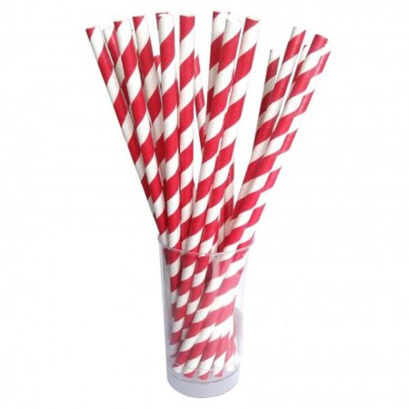 Paille en papier 230mm x 8mm - LES 150 PIÈCES