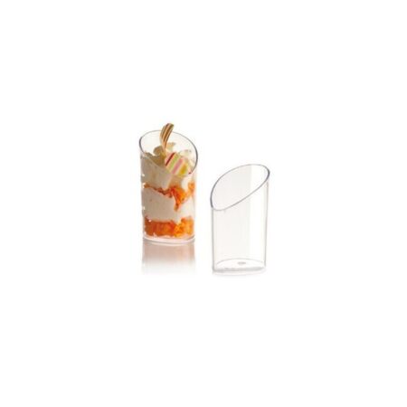 Verrine tube transparente 70ml- LES 15 PIÈCES