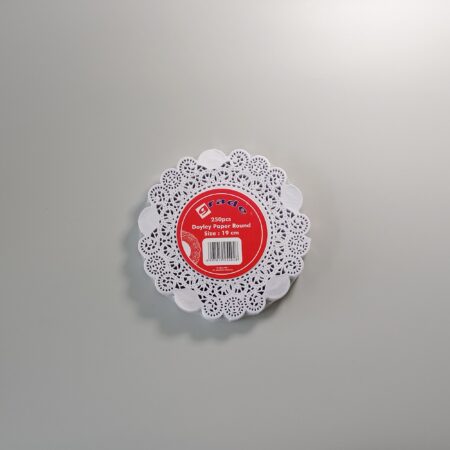 Papier dentelle rond 190mm- LES 250 PIÈCES